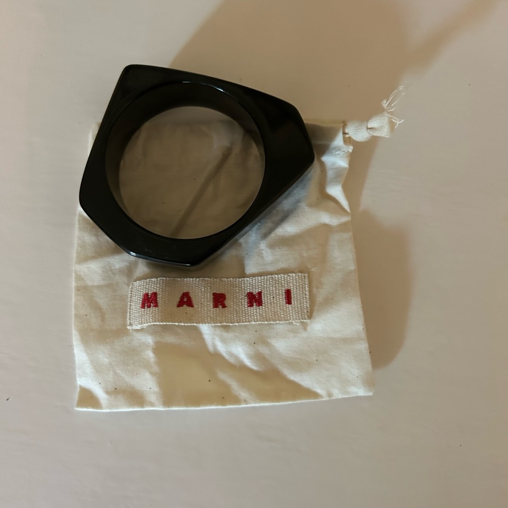 Marni Black Geometric Bracelet